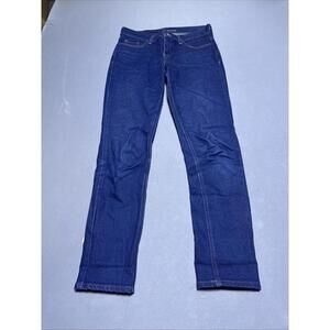 Mott and Bow Jeans Women's 26x30 (Fit 26x28) Slim Straight Boyfriend Dark Wash